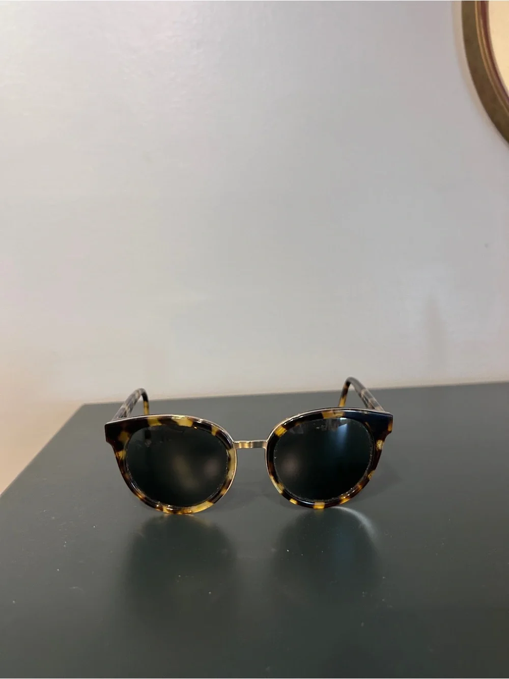 Tory Burch Leopard Detail Cat Eye Sunglasses