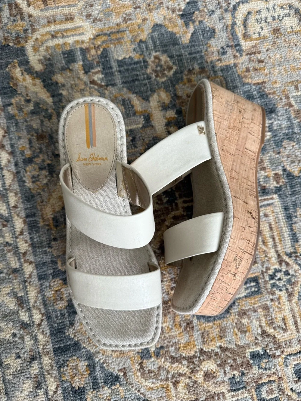 Sam Edelman white style straps