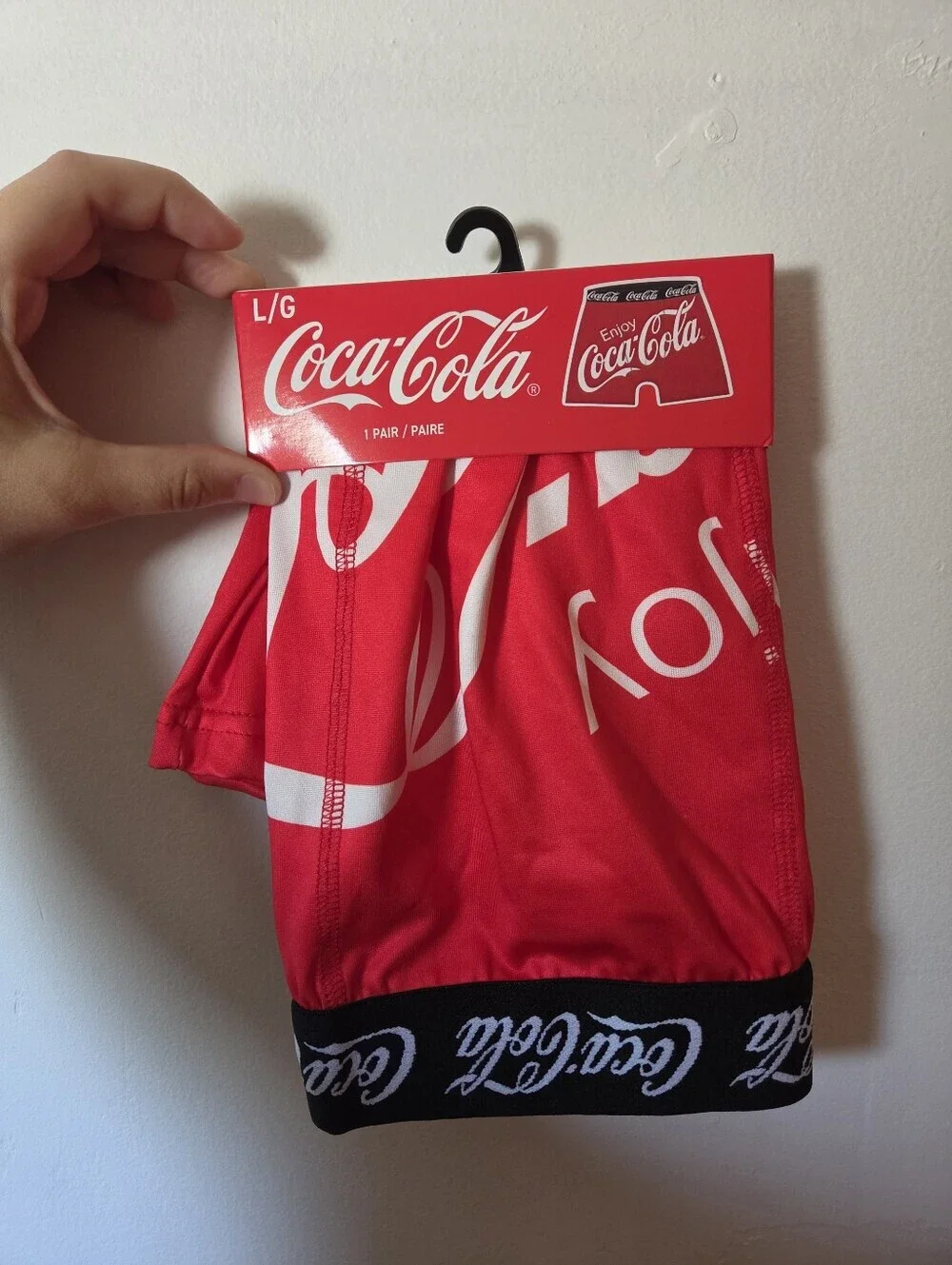 Coca-Cola Red Boxer Briefs with Black Waistband