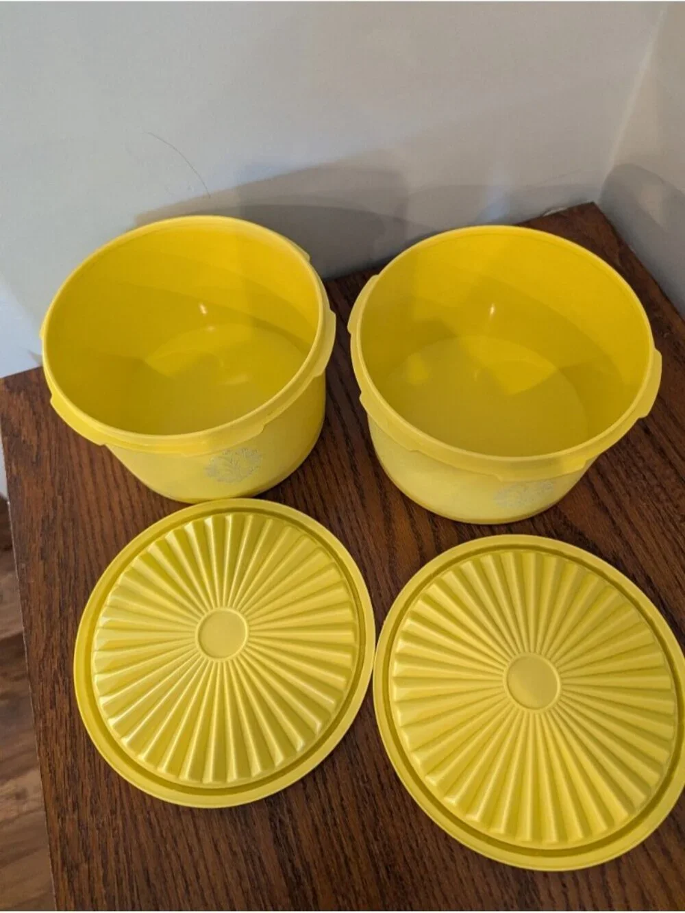 Tupperware vintage daffodil