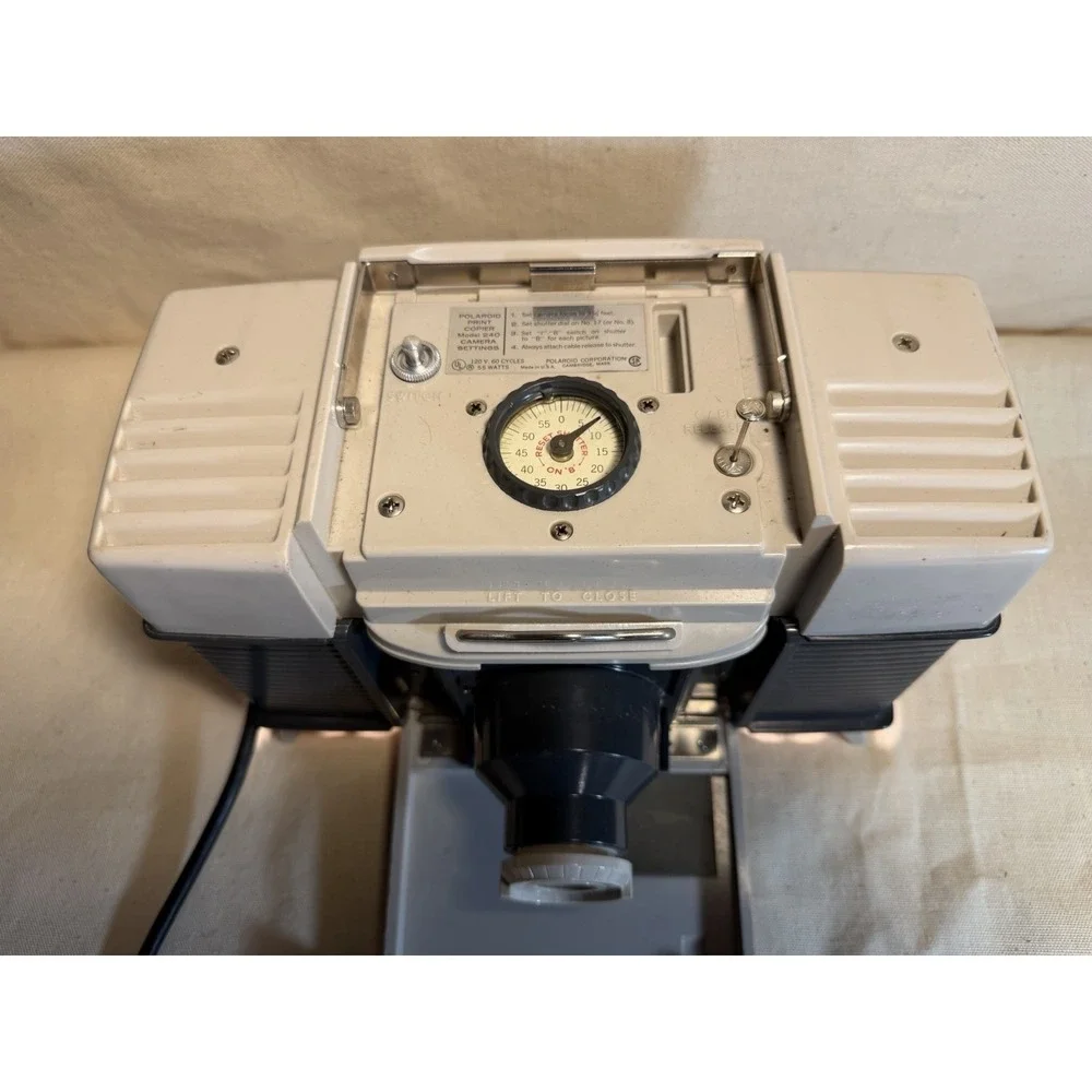 Vintage Polaroid Print Copier Model 240 –‎ Works, Rare 1950s Photo Equipment