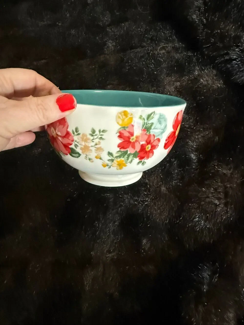 The Pioneer Woman Footed Country Chintz Stoneware Cereal Soup 6