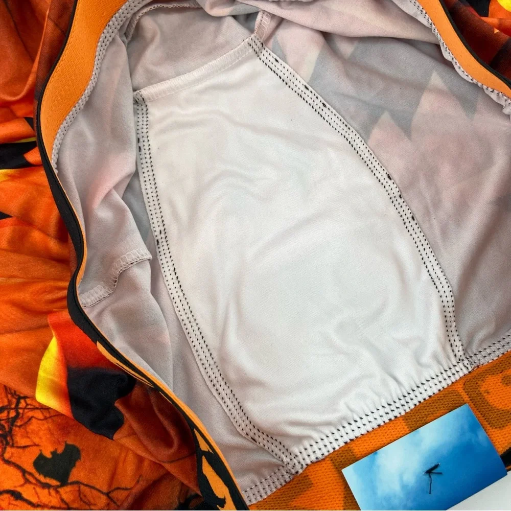 NWT CRAZYBOXER Men’s Halloween Boxer Briefs Bats Pumpkin Jack-o’-lantern Print L