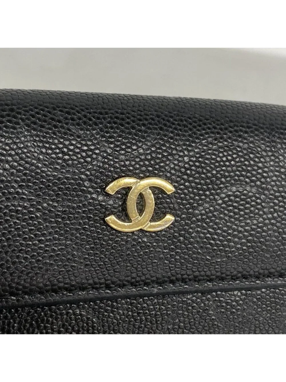 Chanel trifold wallet