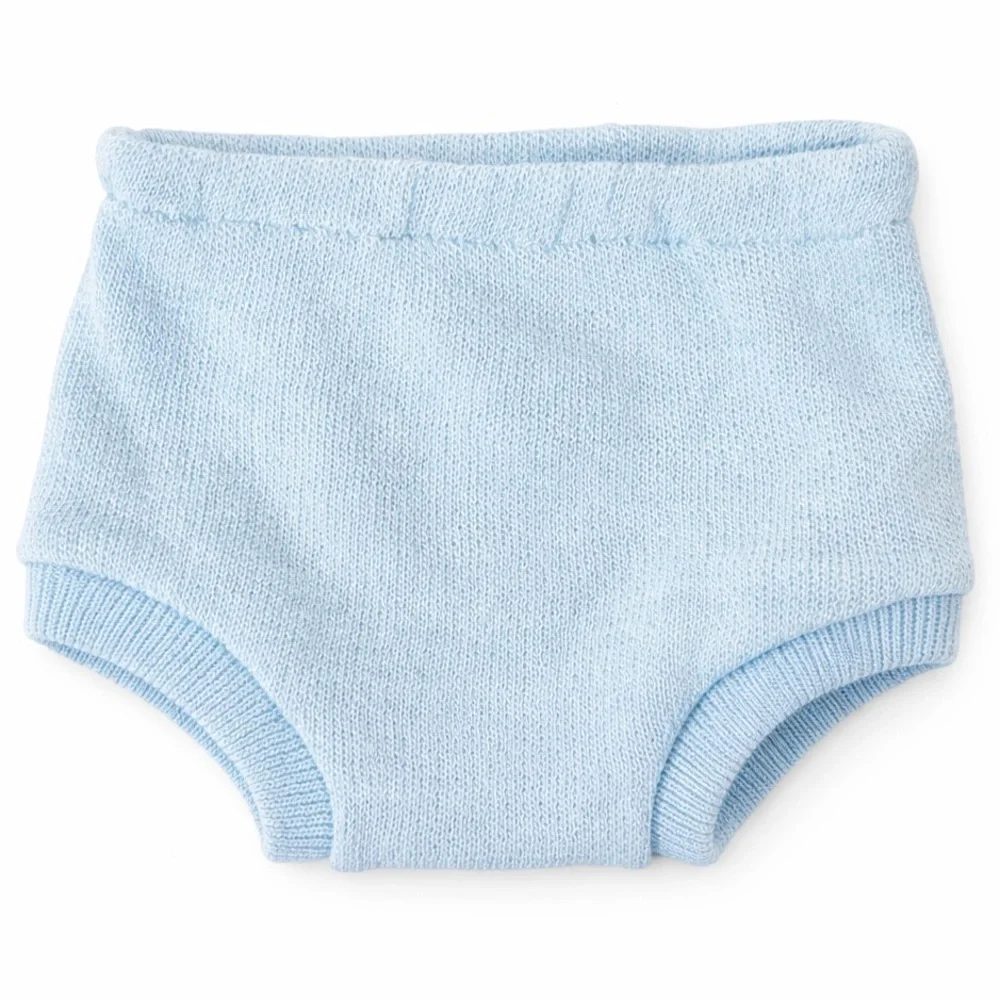 Baby Blue Knit Bloomers