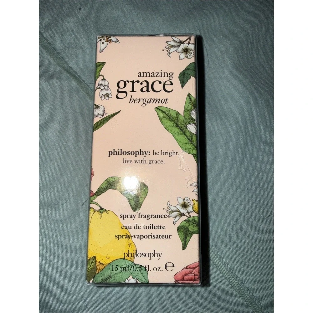 Philosophy Amazing Grace Bergamot Eau de Eoilette .5 Fl‎ oz Spray New In Box