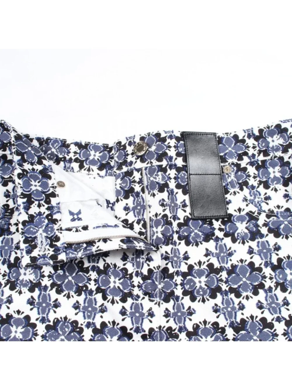 Louis Vuitton Denim Monogram Flower Shorts Cotton