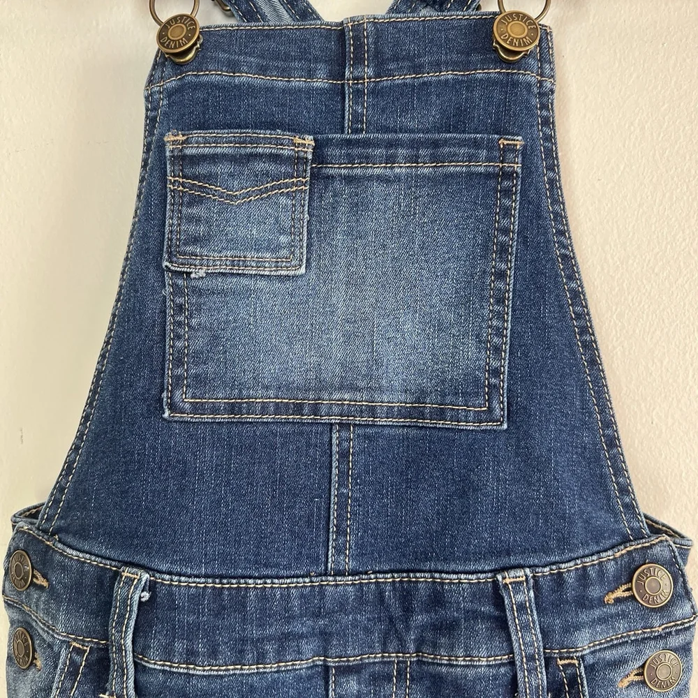 Justice denim overall
