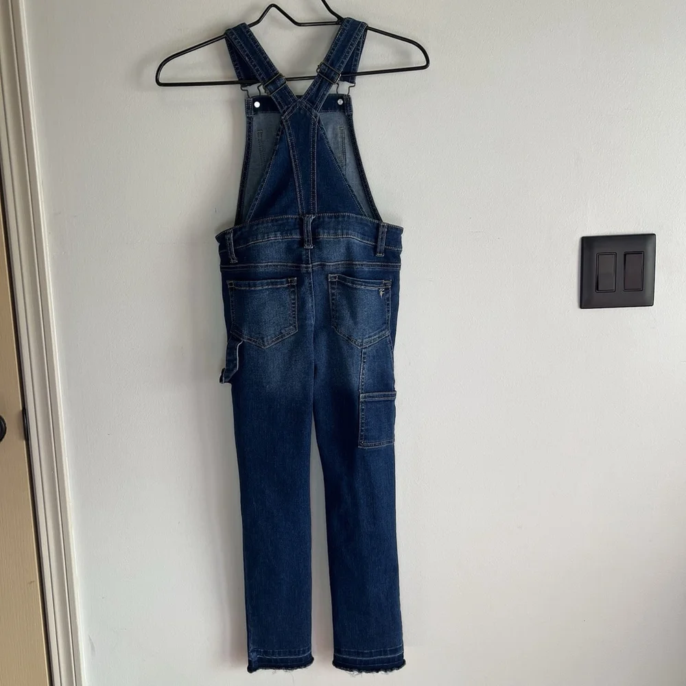 Justice denim overall