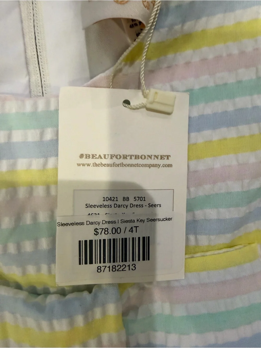 The Beaufort Bonnet Company seersucker spring front