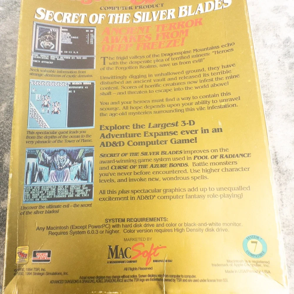 Tsr ad&d secret