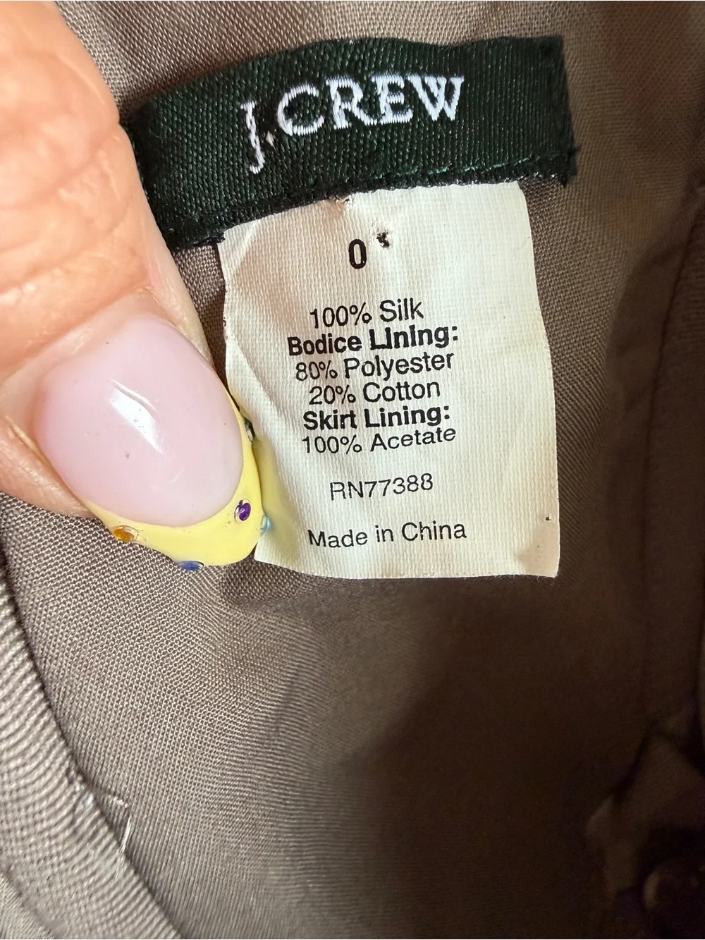 J. Crew crew 100%