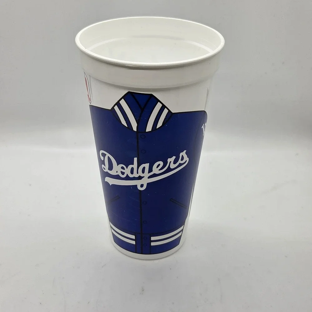 Vintage LA Dodgers ICEE Souvenir Cup Plastic Stadium Tumbler MLB‎ Baseball