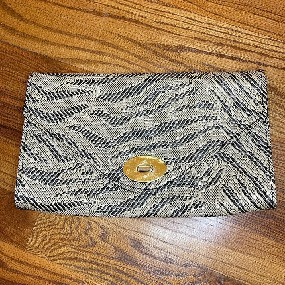 H&M print clutch
