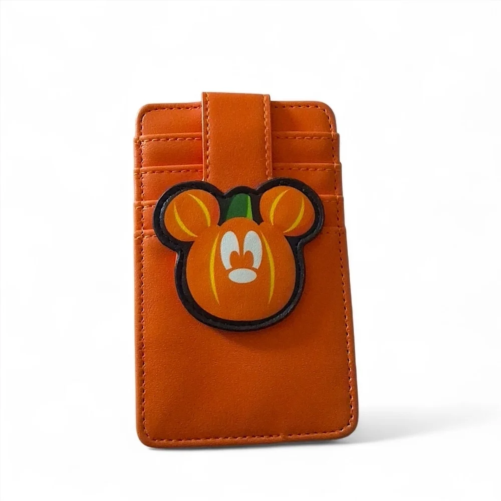 Disney Orange Mickey Pumpkin Card Holder
