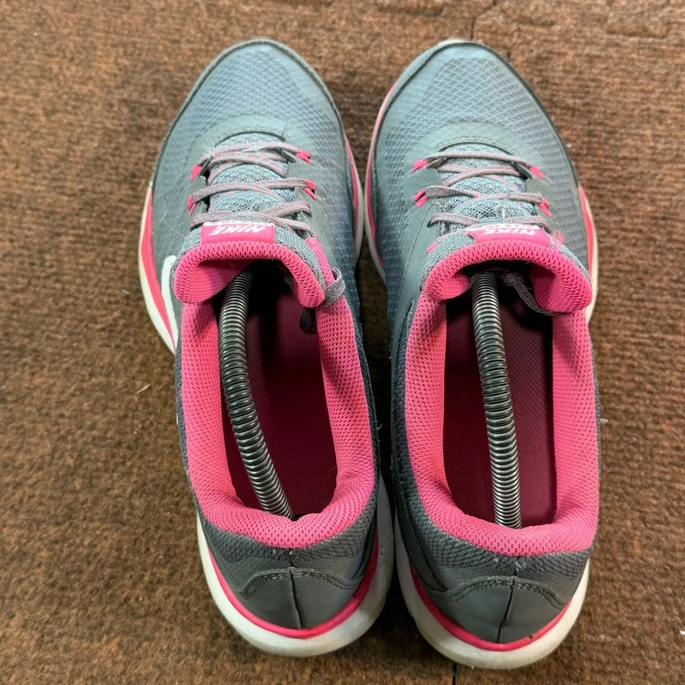 Nike Training Flex TR 5 Womens Dark Grey Pink Sneakers 724858-003 gym fit runner