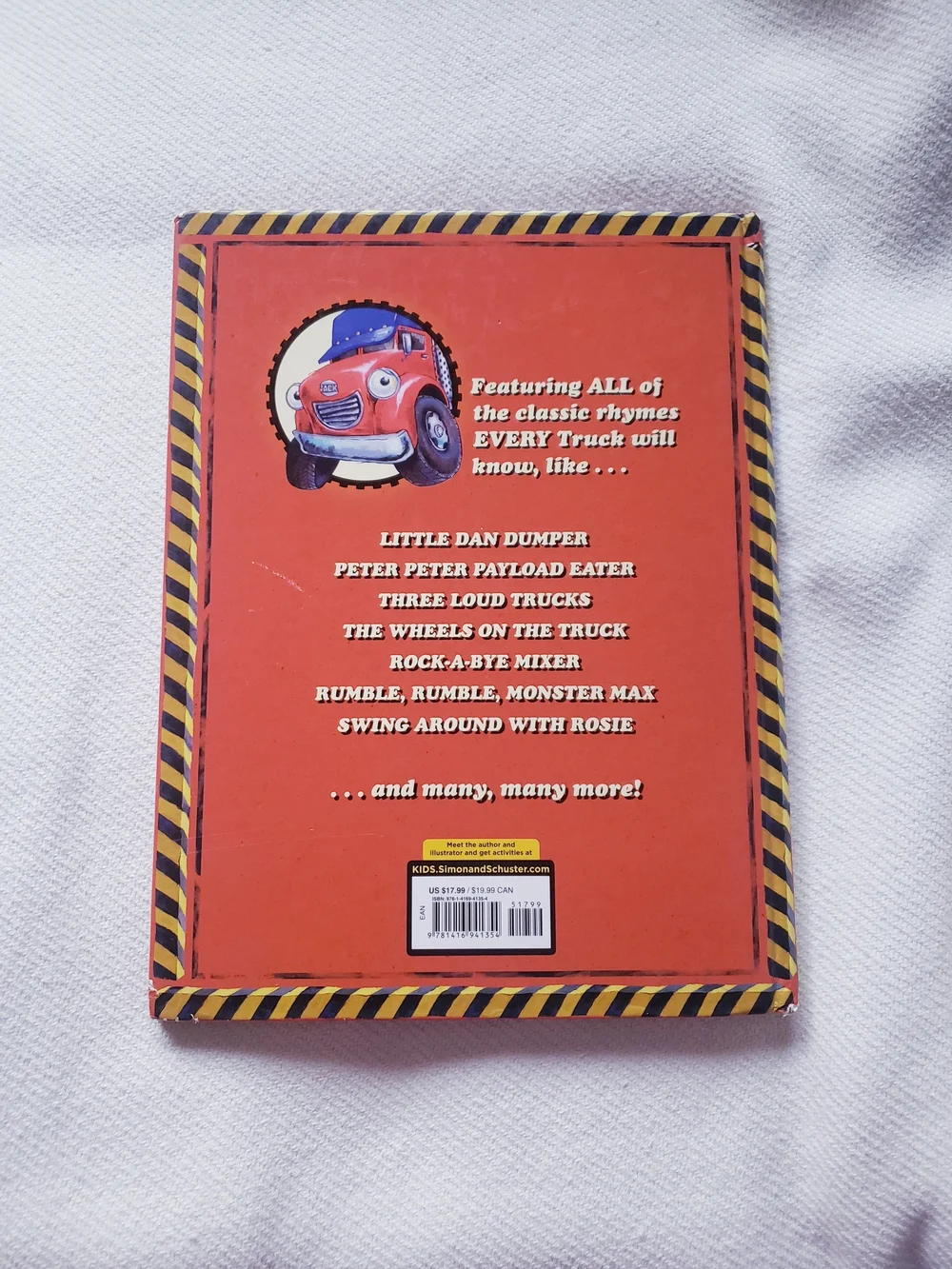 Trucktown Truckery Rhymes Children's Book