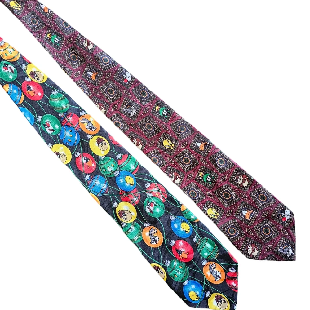 The Looney Tunes characters ties set of‎ two