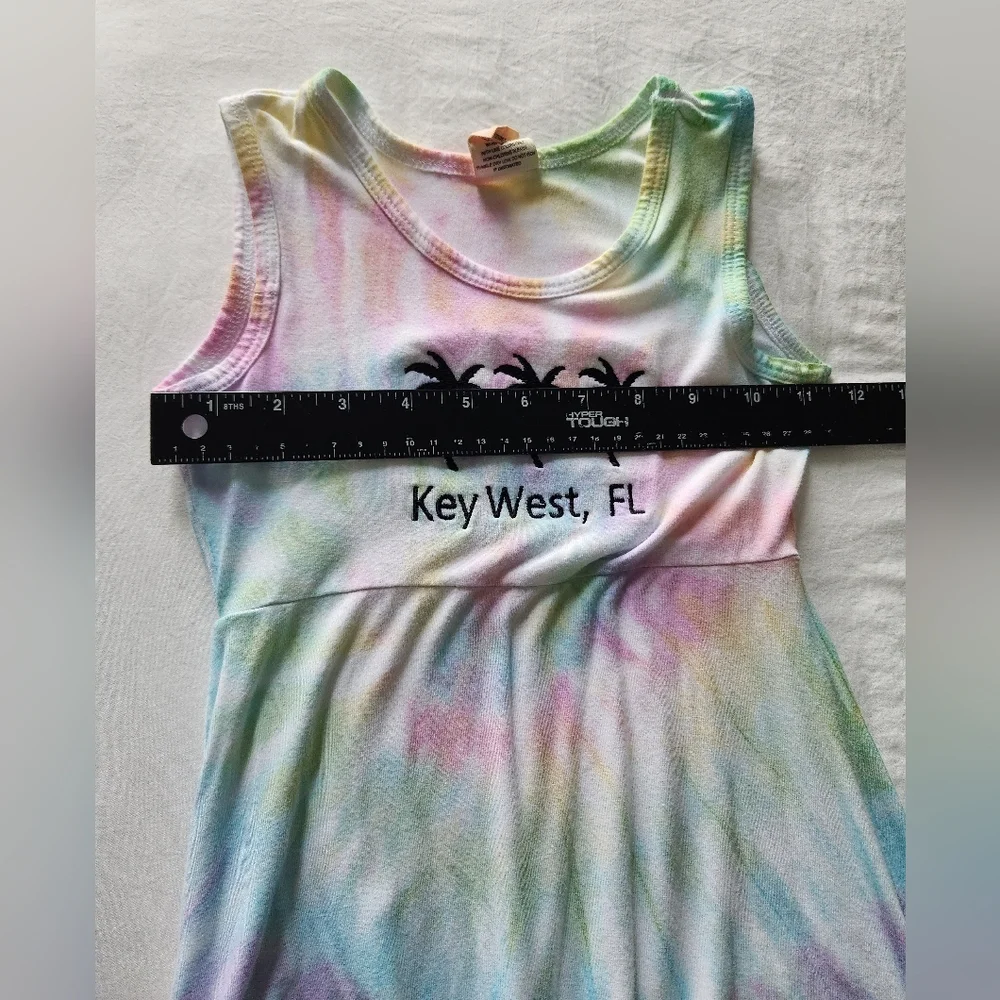 Little Girl's Tie Dye Key West Sundress‎ 100% Cotton Made In USA - Size 4/5