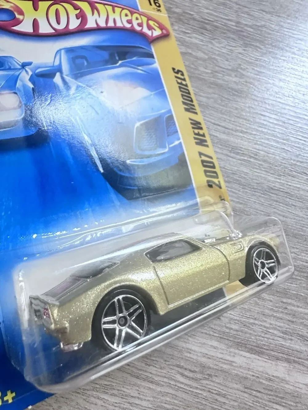 2007 Hot Wheels #16 New Models 16/36 '70 PONTIAC FIREBIRD Gold w/Chrome H51