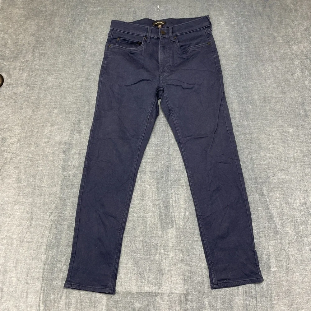Banana Republic Jeans Men 30 Navy Blue Denim Straight Leg Medium Wash Outdoor