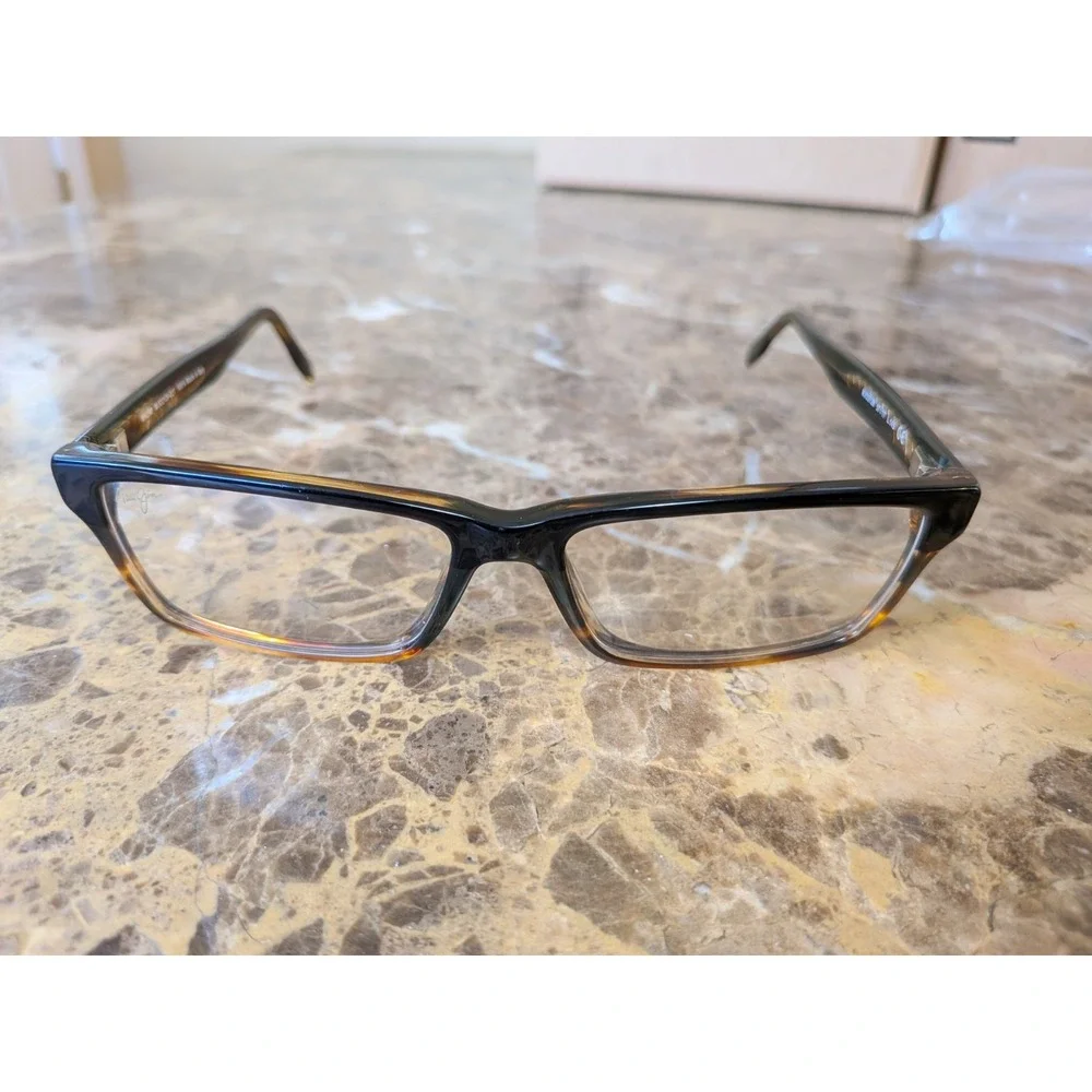 Maui Jim Eyeglasses Frames MJO2120-02T Polished Black‎ Brown Tortoise 57-17-145