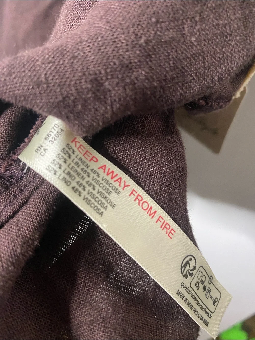 Free People Linen/Viscose Top