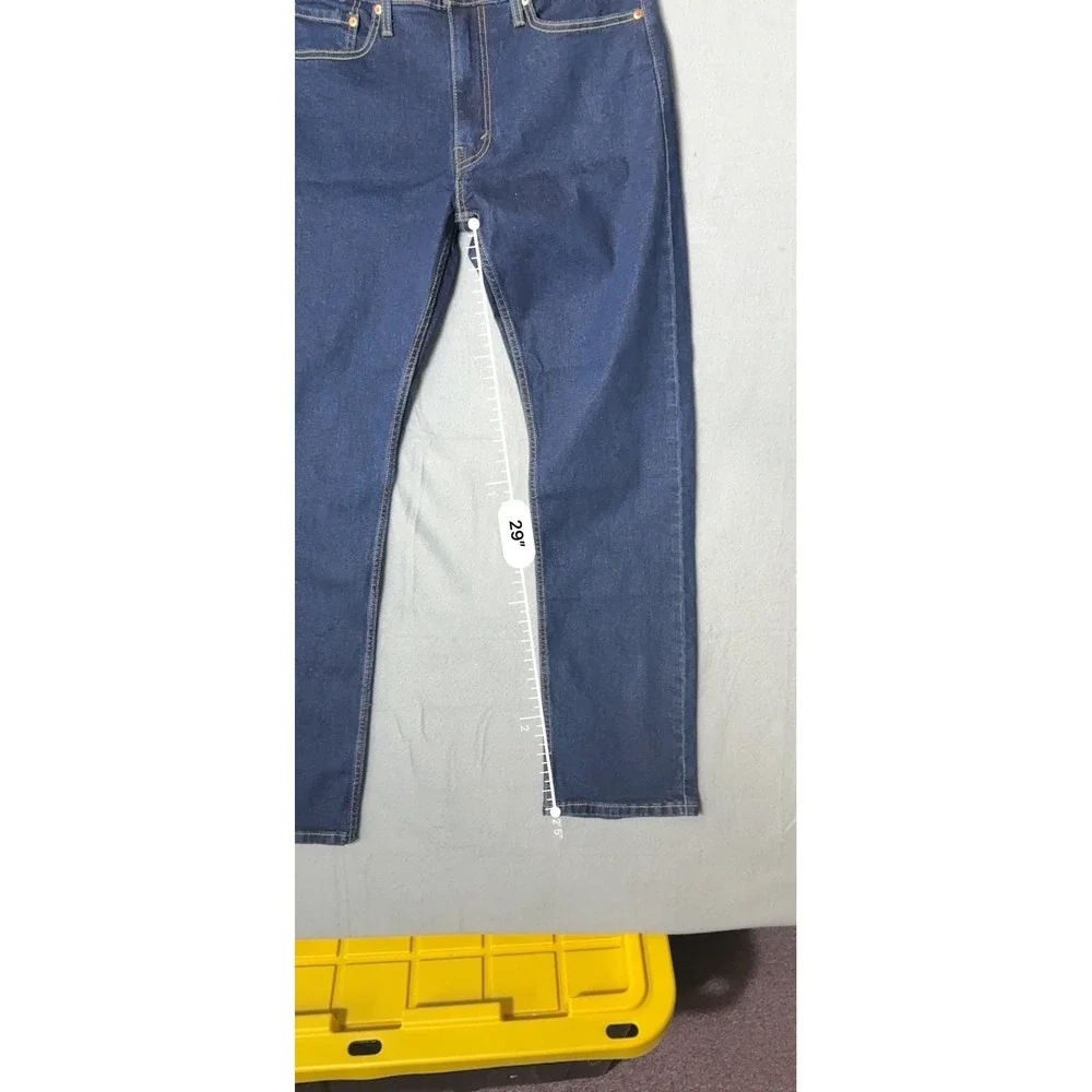 Levi's 513 Slim Straight‎ Mens Jeans 34x32 Indigo NWT Stretch 085133161