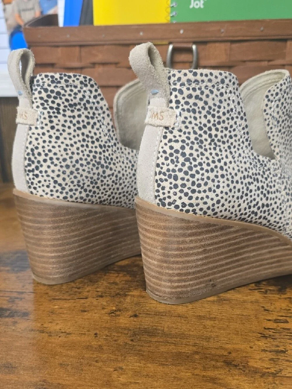 Toms wedge ankle