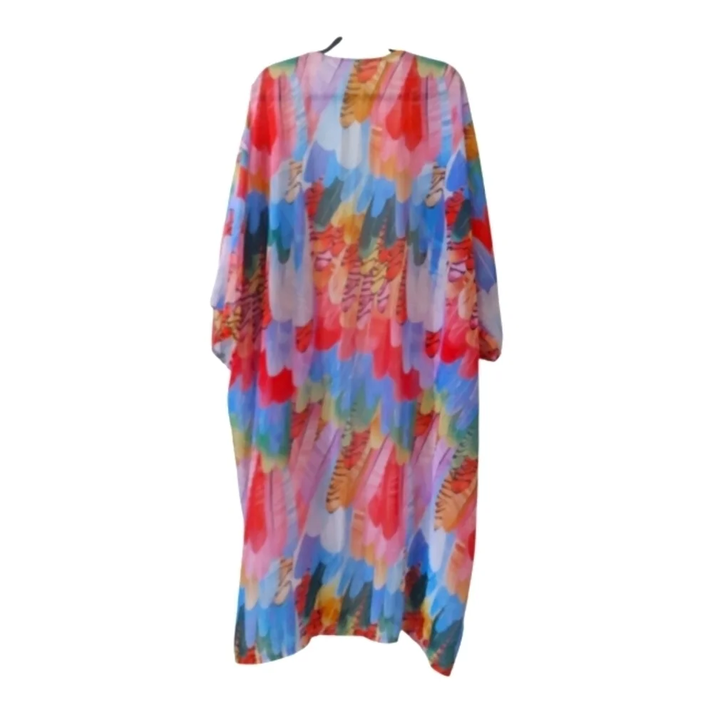 N/A chiffon multicolor