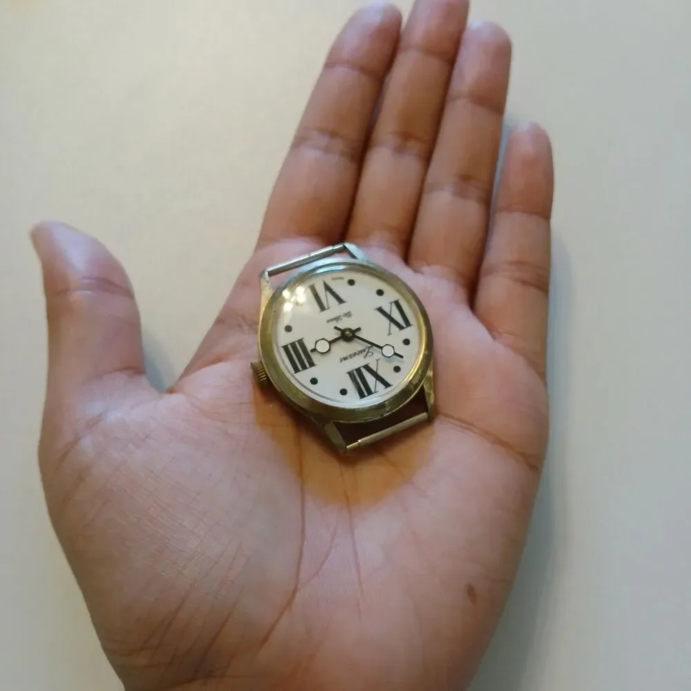 Vintage 1970s Lucerne De Luxe Swiss Made Manual Wind Men's Watch 36mm Mechanical