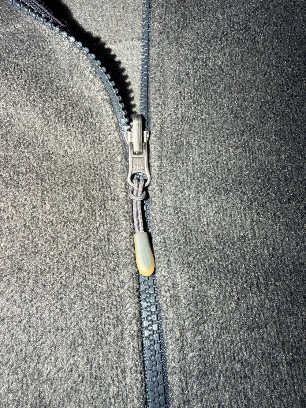 REI Men's Gray Fleece Vest - Full Zip