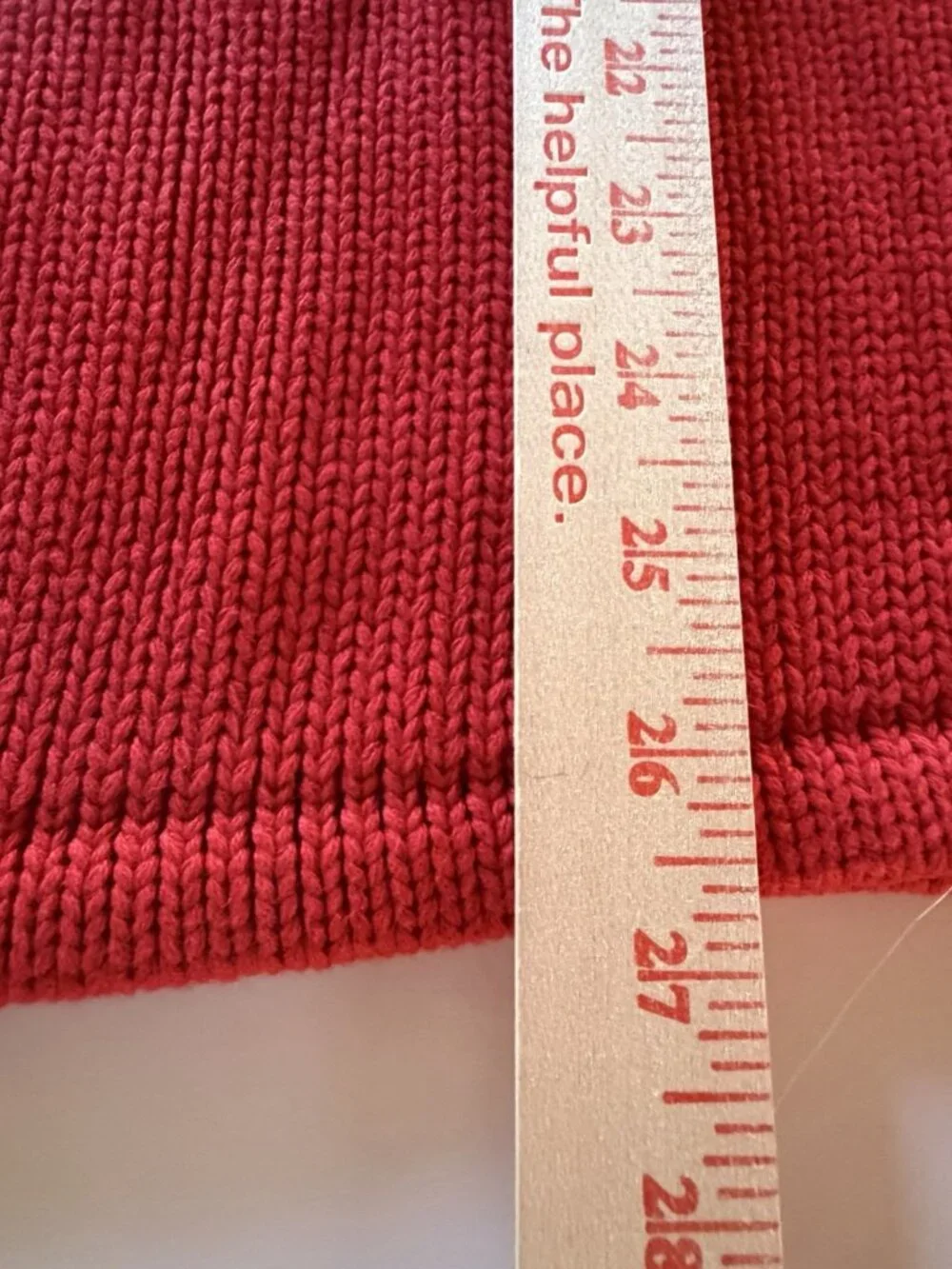 NEW Vintage 90s Deadstock J CREW red rollneck cotton preppy sweater L 1988
