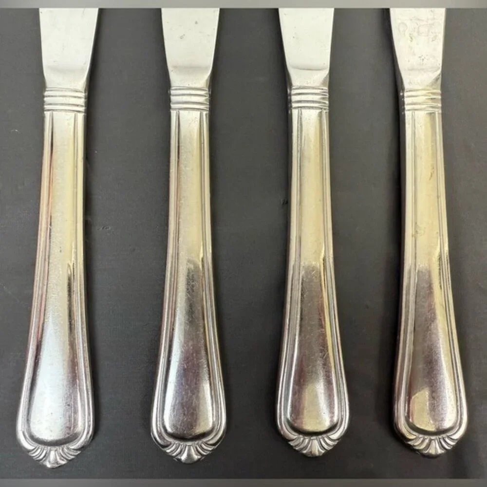 PFALTZGRAFF Nouveau Lot of 4 Knives Stainless Cutlery Flatware‎ Pattern PFFNOU