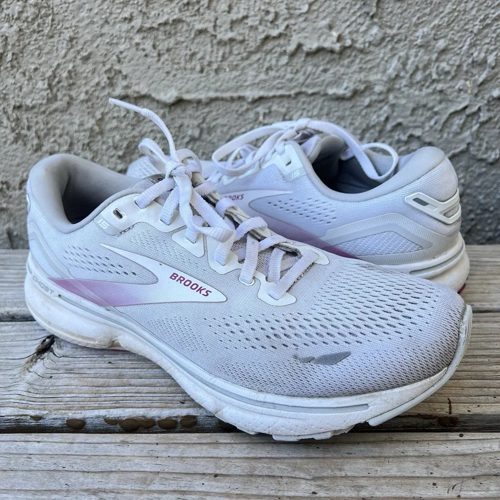 Brooks Shoes‎ Women Size 9 Ghost 15 Sneakers Multicolor Lace Up Sport