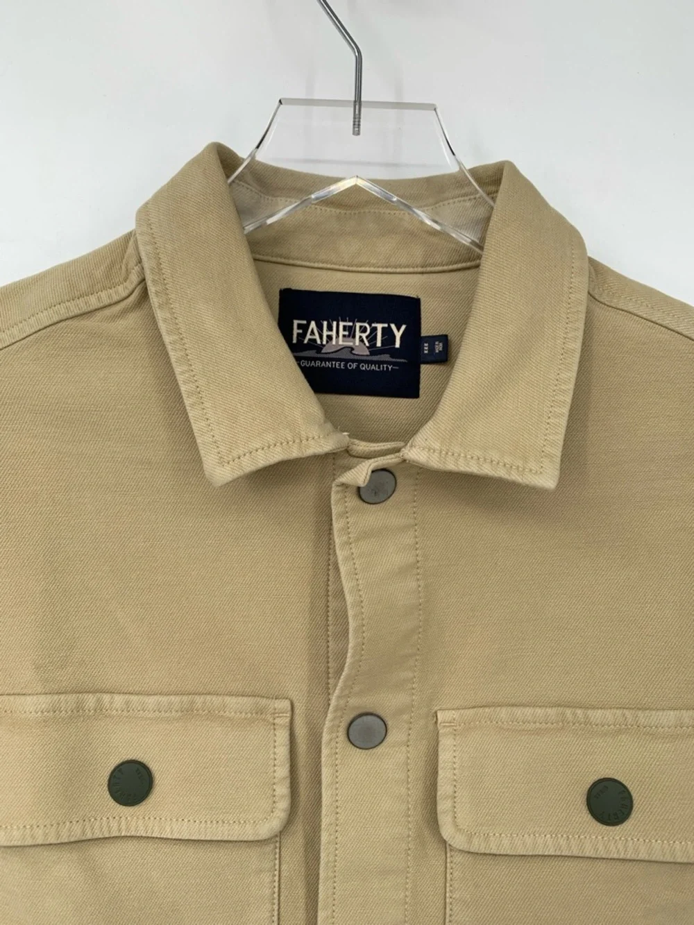 Faherty twill chore