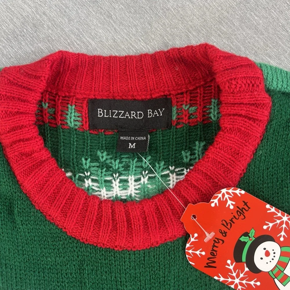 NEW Blizzard Bay‎ Size M Dune Buggy Car Razor 4x4 Holiday Ugly Christmas Sweater