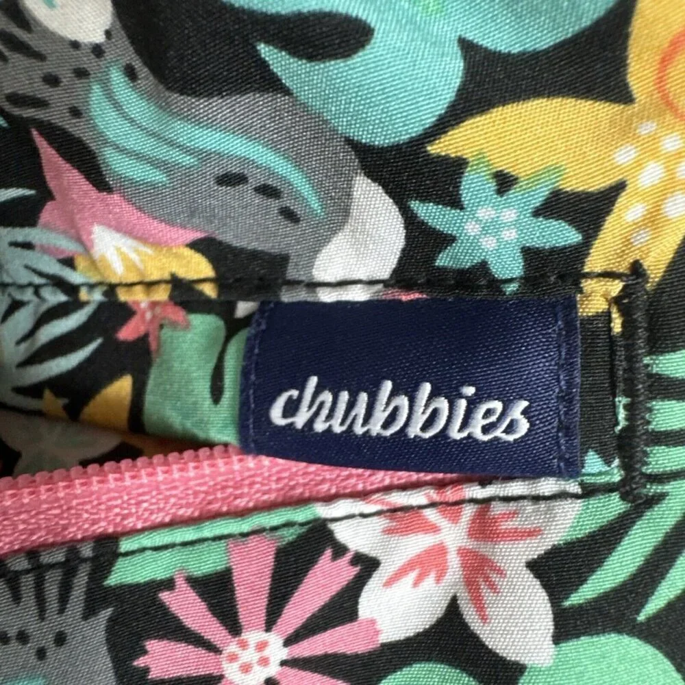 Chubbies' Men's S Classic Swim Trunk Basket Lined Multi Tropical Print 5.5