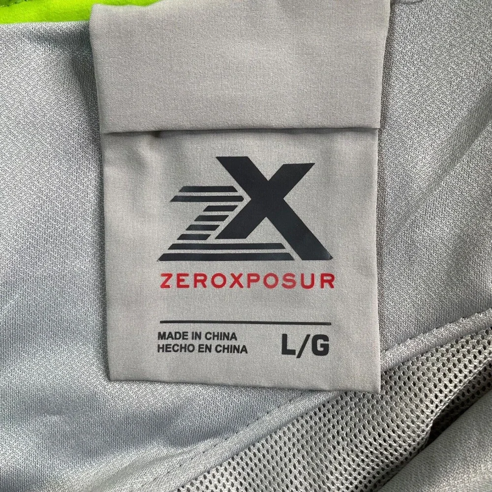 Zero‎ Exposure Men's Sz Lg 38x9 Royal Blue/Lime Swim Board Shorts Lined Pockets