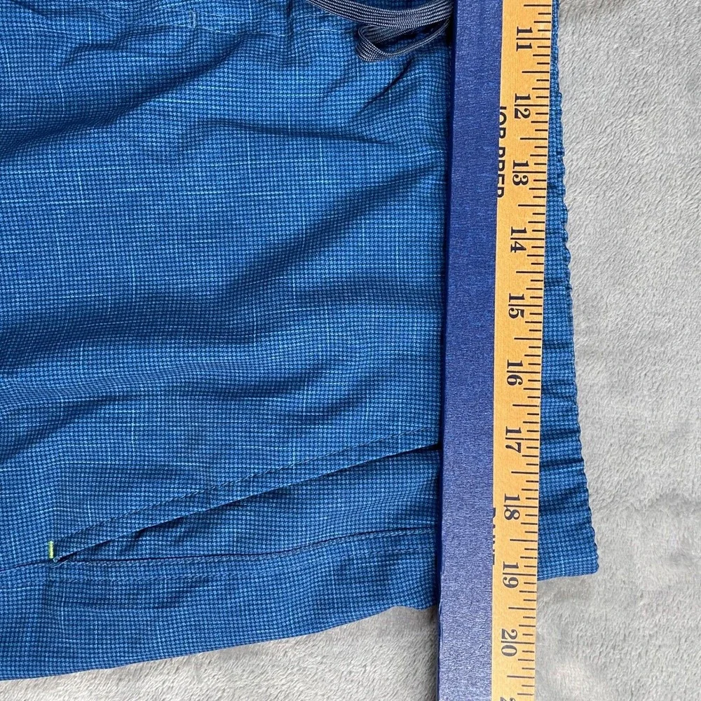Zero‎ Exposure Men's Sz Lg 38x9 Royal Blue/Lime Swim Board Shorts Lined Pockets