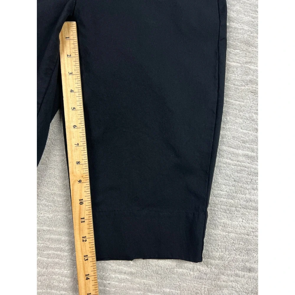 Westbound Bermuda Shorts Womens 6 Black Pull On Stretch‎ Zipper Accent Mid Rise