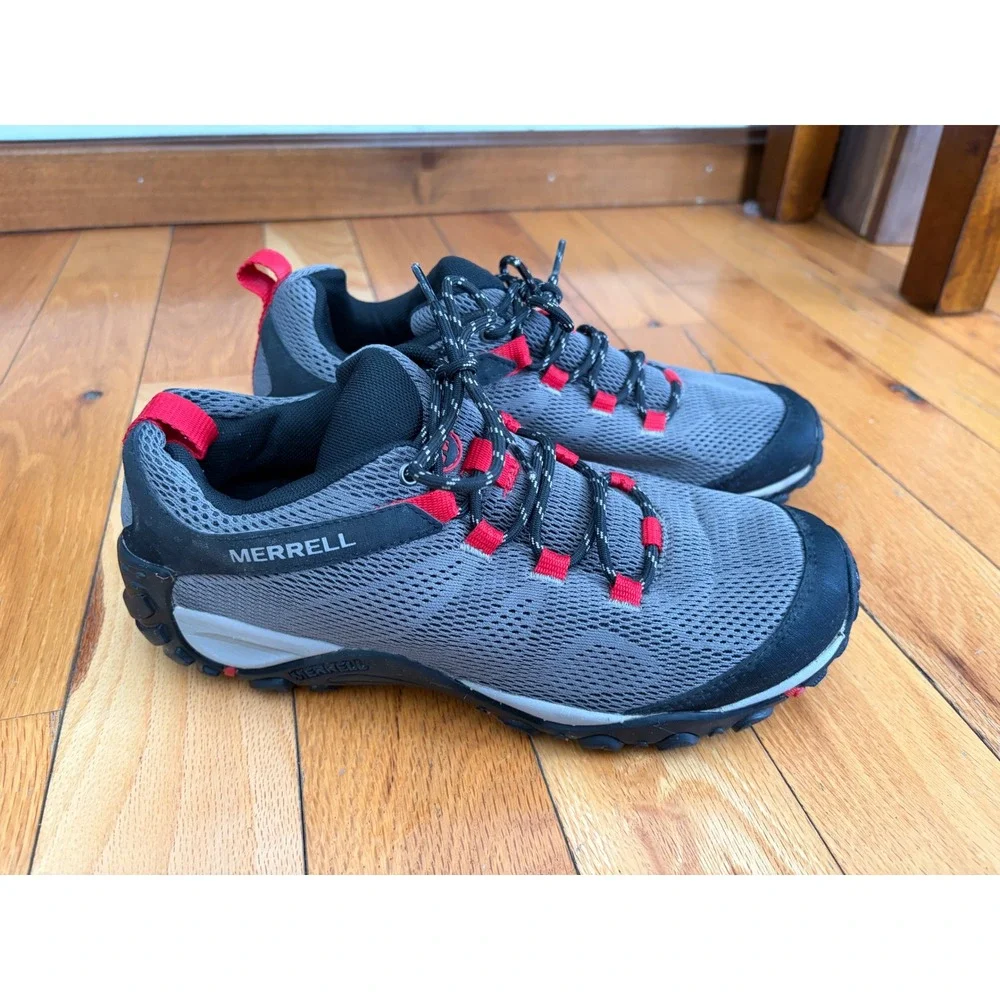 MERRELL‎ Men's Yokota 2 E-Mesh Shoes Hiking Trail Gray Size 9