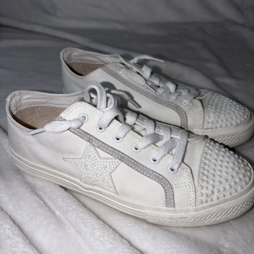 Vintage Havana Women‎ Alive Fashion Sneaker White Pearl 8.5 Designer Alternative
