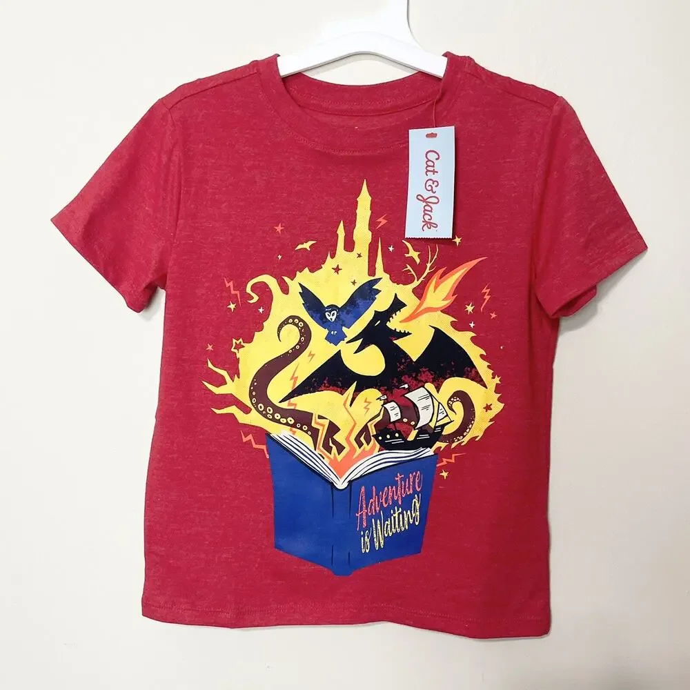 Cat & Jack Boys' Short Sleeve 