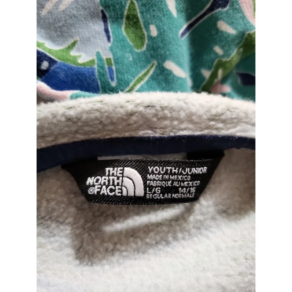 (#19) The North Face Youth Sz L(14-16) Pullover Hoodie Long Sleeve Multicolor