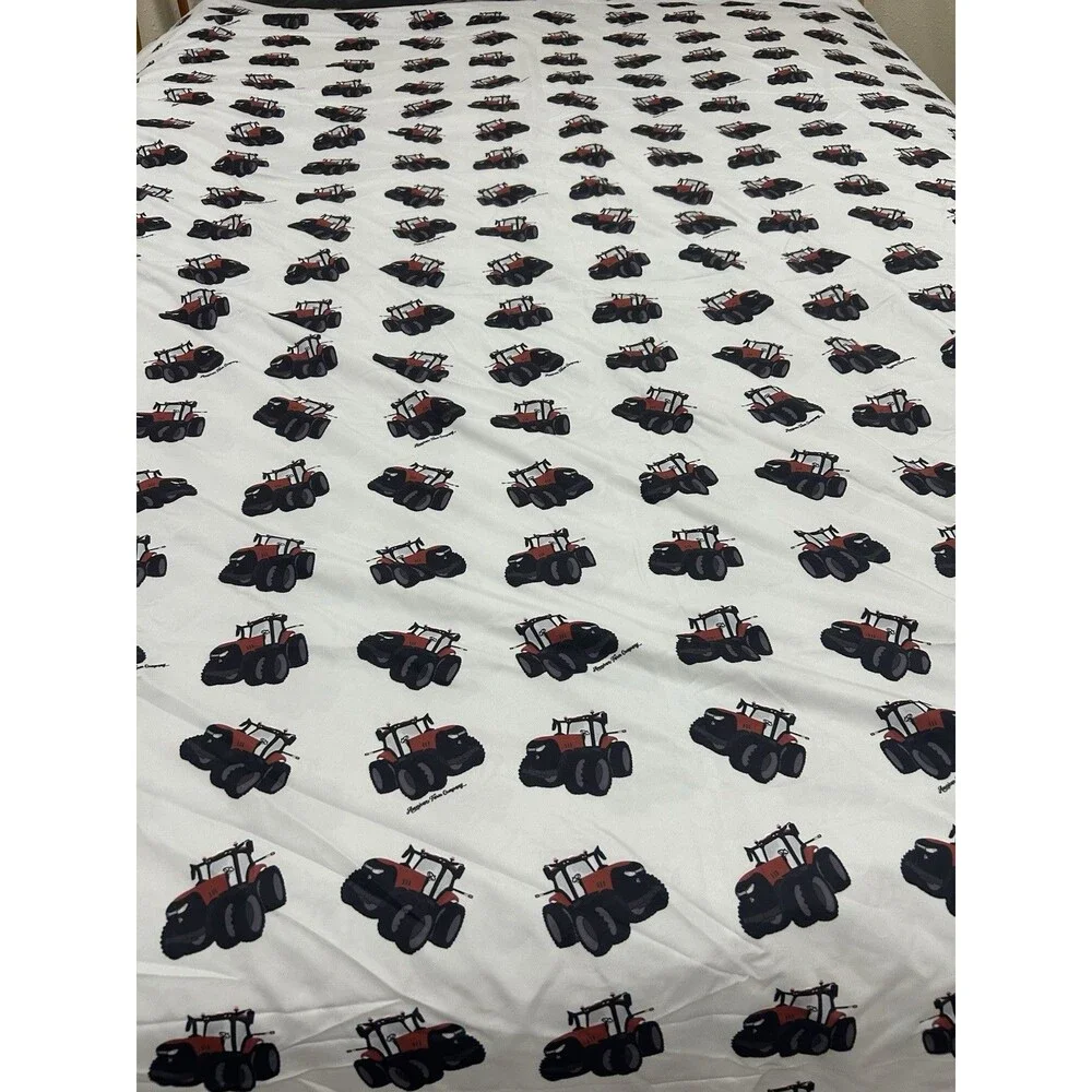American Farm Company Big Red Tractor Duvet Cover Full/Queen Bed Pillow Case