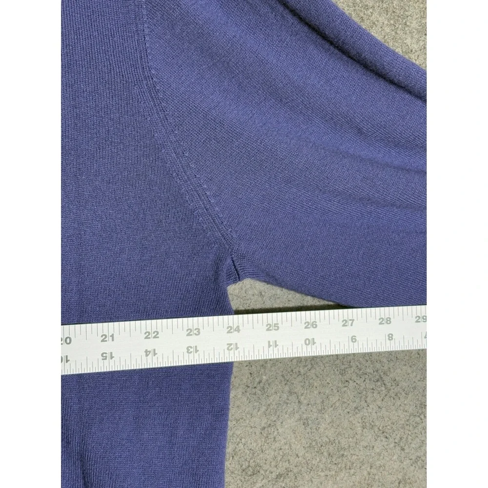 Greyson Mens Purple‎ Merino Wool Blend V-Neck Sweater Size XXL Long Sleeve Knit