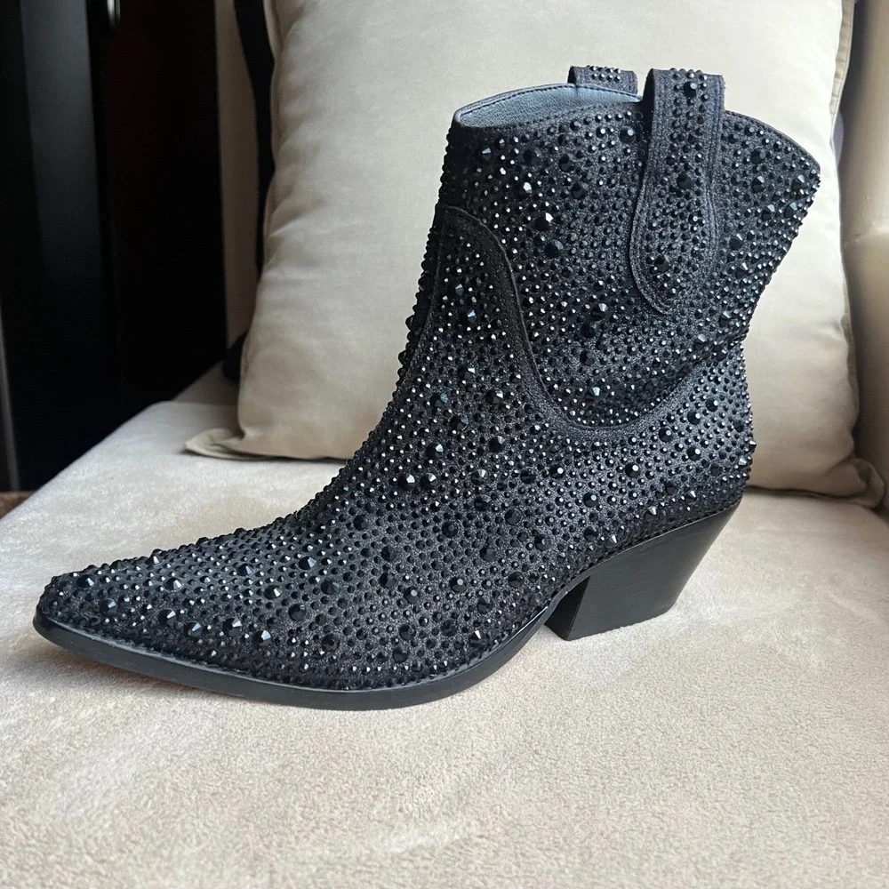 Jessica Simpson rhinestone embellished