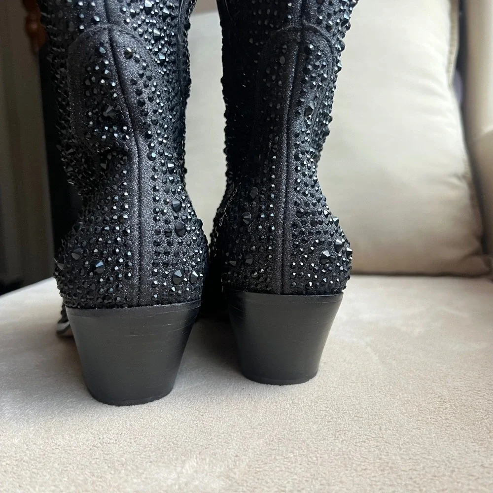 Jessica Simpson rhinestone embellished