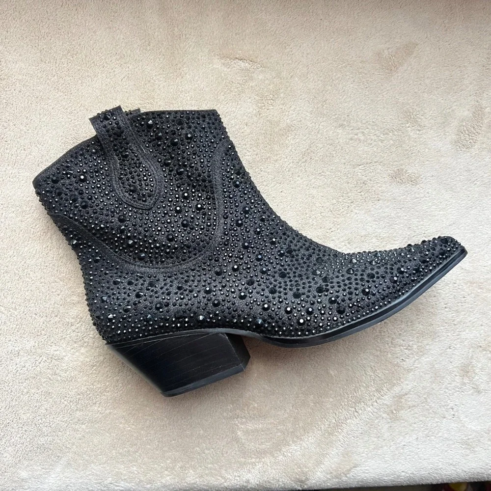 Jessica Simpson rhinestone embellished